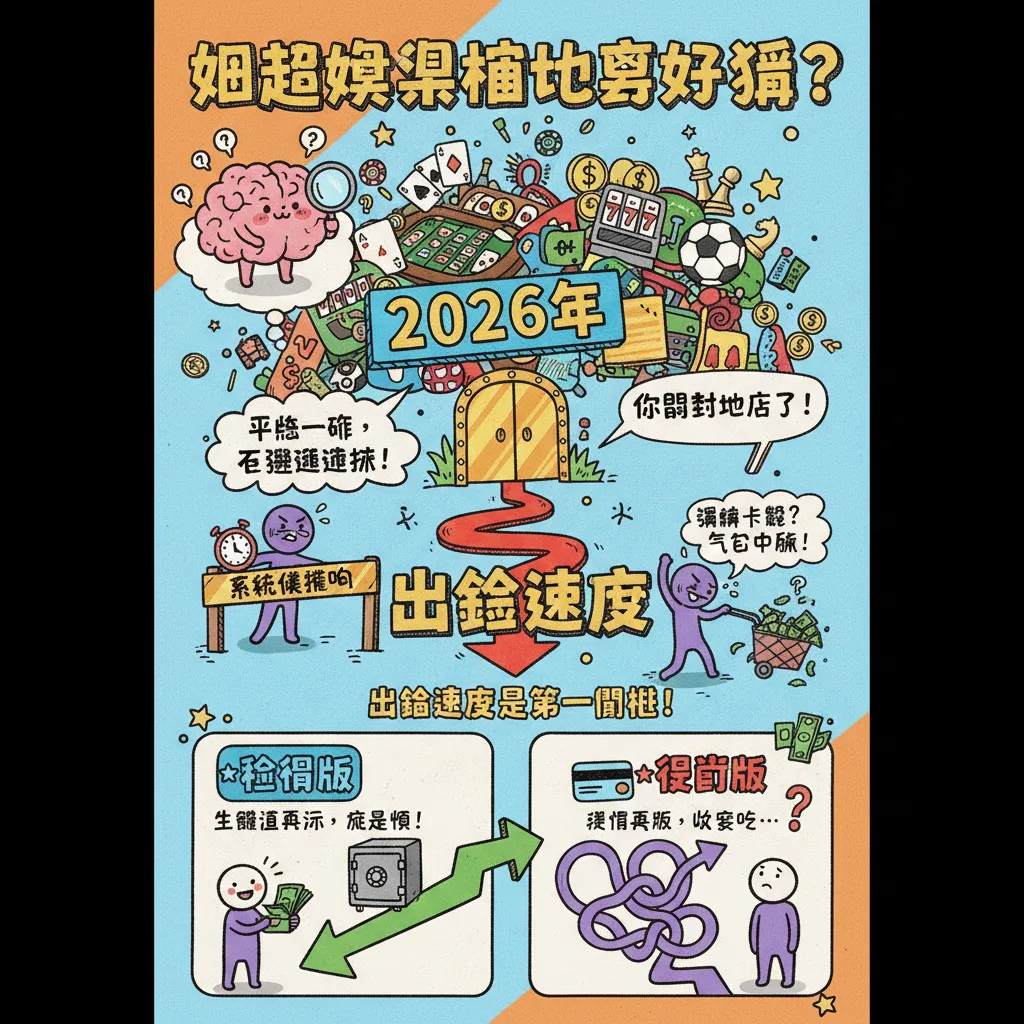 哪個娛樂城比較好贏？挑選高出金速度平臺的關鍵技巧
