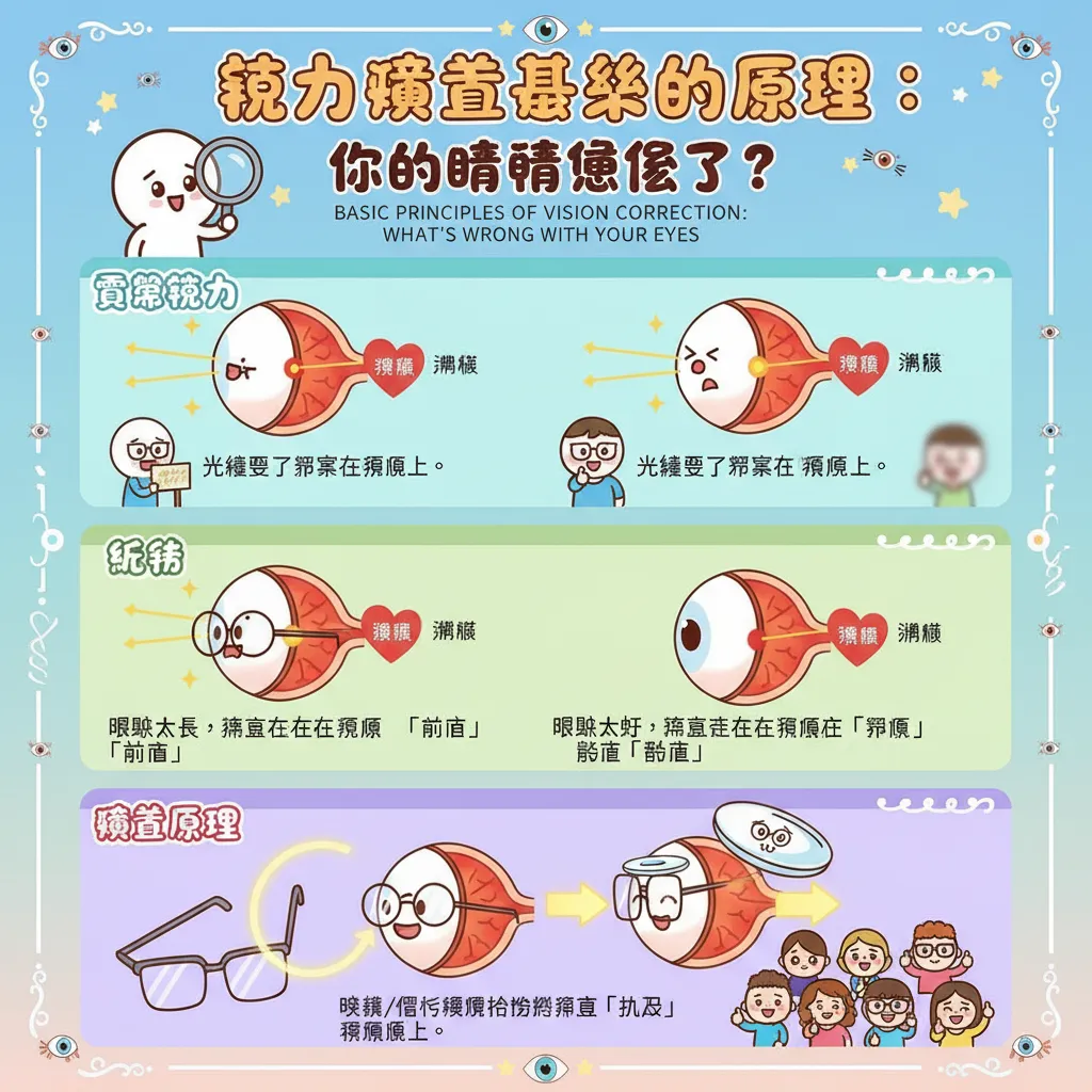 視力矯正的基本原理：你的眼睛怎麼了？